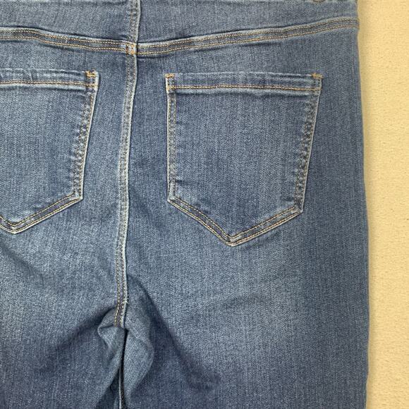 Liverpool the crop womens size 8 29 medium jeans denim cuffed blue casual - Picture 9 of 9